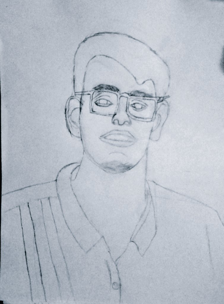 TanishkaArora03's tweet photo. It tooks 3hour but I just love this guy  so I just draw his pic  please reply me for appreciate this if you are seeing this 🥺🥺🥴🥴 https://t.co/o7mUMovi5K