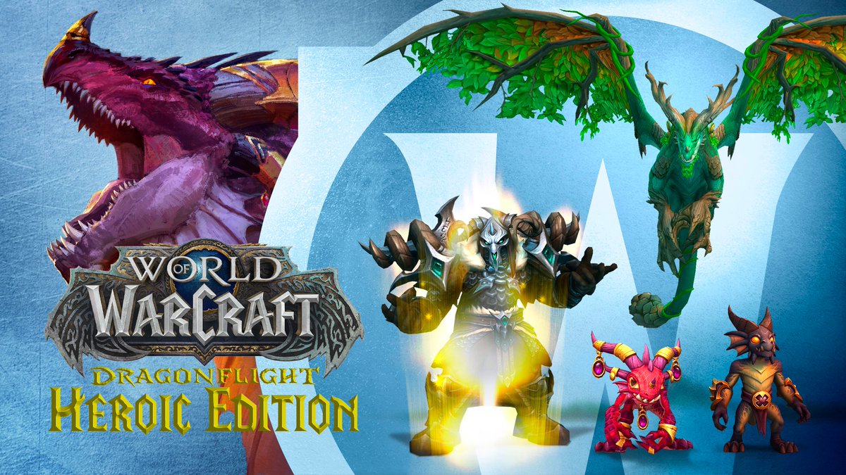 To celebrate the upcoming launch of #Dragonflight i'm giving away a Dragonflight Heroic Edition! Winner will be picked November 28th

Enter by doing the following:
✅ Follow
❤️ Like
🔁 Retweet

🇪🇺 EU only #WoW_Partner