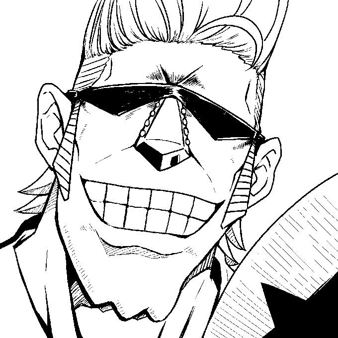 昨日描くの忘れてたからフランキー描いた 