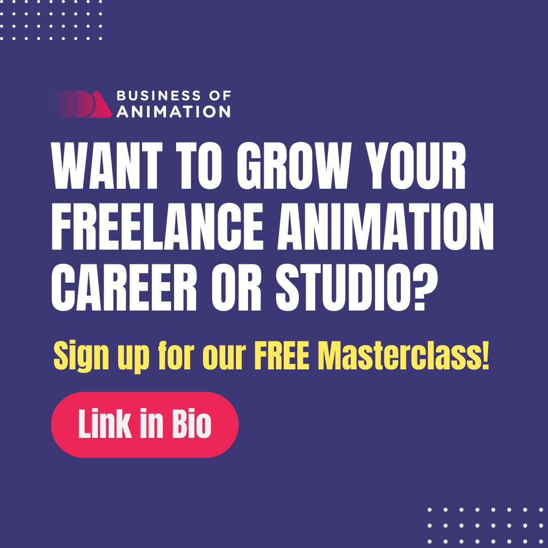 animationbiz's tweet image. ❌ Issues with building your own portfolio from studio projects you worked hard for.

Want to Grow Your Freelance Animation Career or Studio? Sign up for our FREE Masterclass! Link in bio.

#AnimationMarketing #AnimatorMindset #AnimationOperation #AnimationStudioOperation