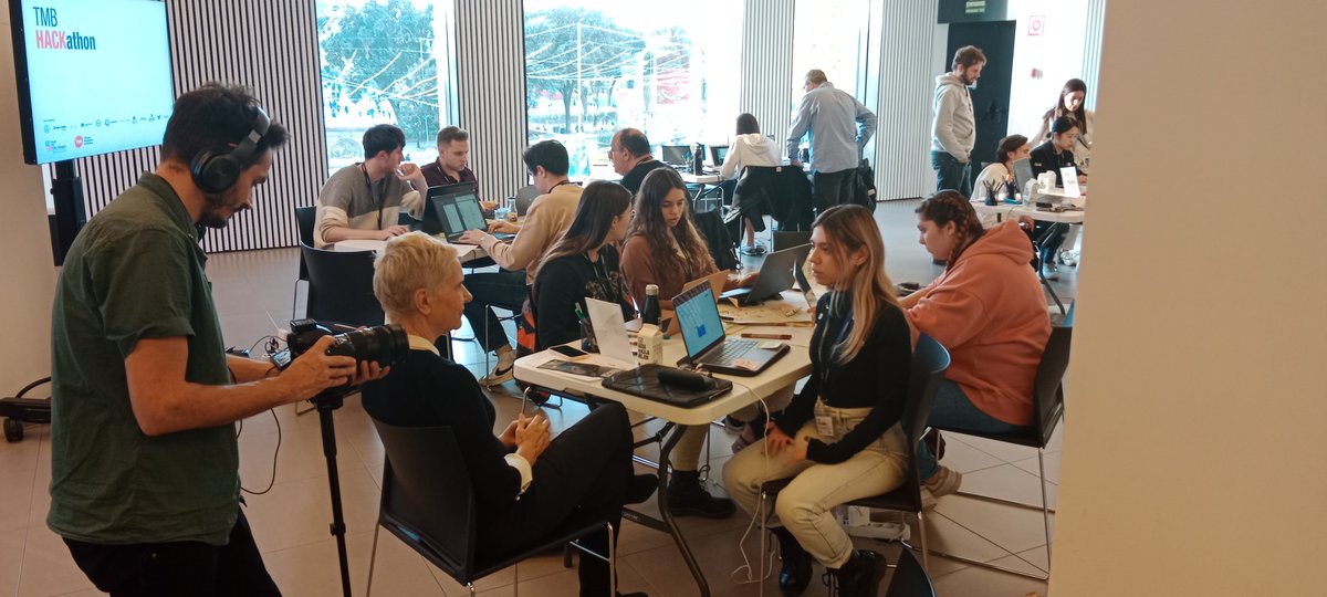 Y4PT's tweet photo. Working back stage on the video to be released after the 🚌 #TMBhackathon2022 🚏 is over! Stay tuned! #Y4PThackathon 🚀 https://t.co/VuAceQzIgL