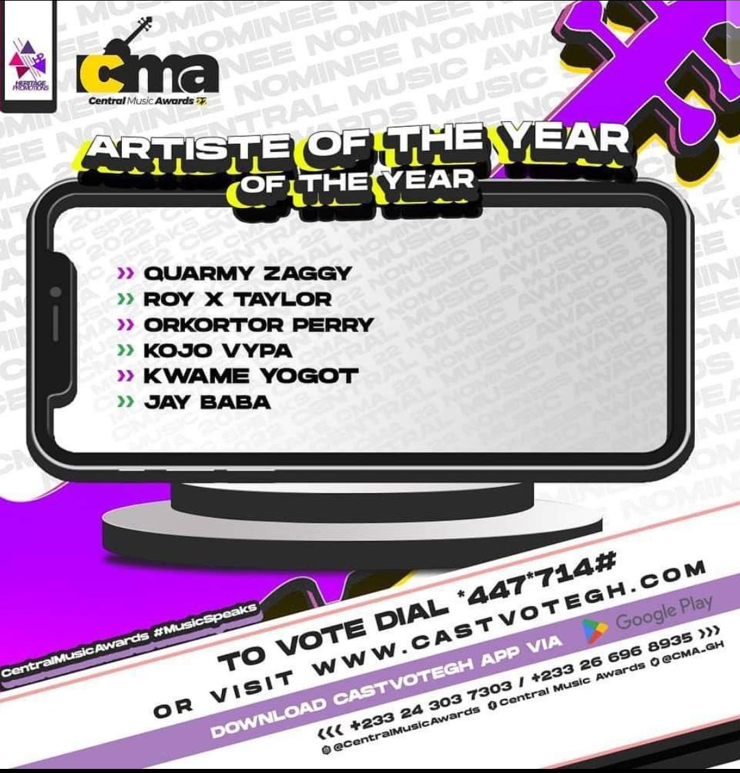 JamsCity_Record's tweet photo. Tonight Who's Winning 

The Artist Of The Year 

Orkortor Perry 
Kojo Vypa 
Roy X Taylor
Quarme Zaggy FanBase 
KWAME YOGOT 
Jay Baba 

#CMA22 #CentralMusicAwardsToTheWorld https://t.co/xLyY5IxsYv