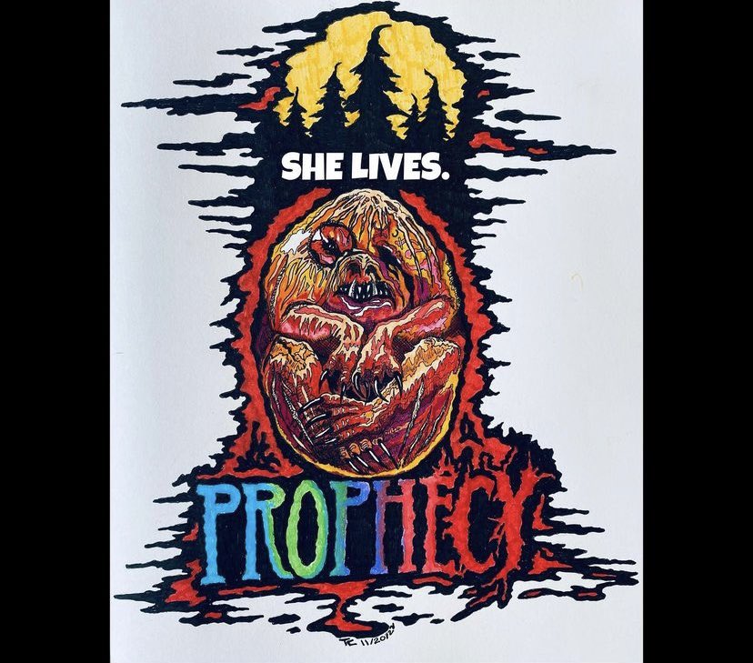 Prophecy ~ #prophecy #70s #70shorror #70shorrormovies #drawing #illustration #illustrationartists #sketchbookart #sketch #sketching #sketchbook #markerart #horrormovies #horror #horrormovie #horrorart #horror