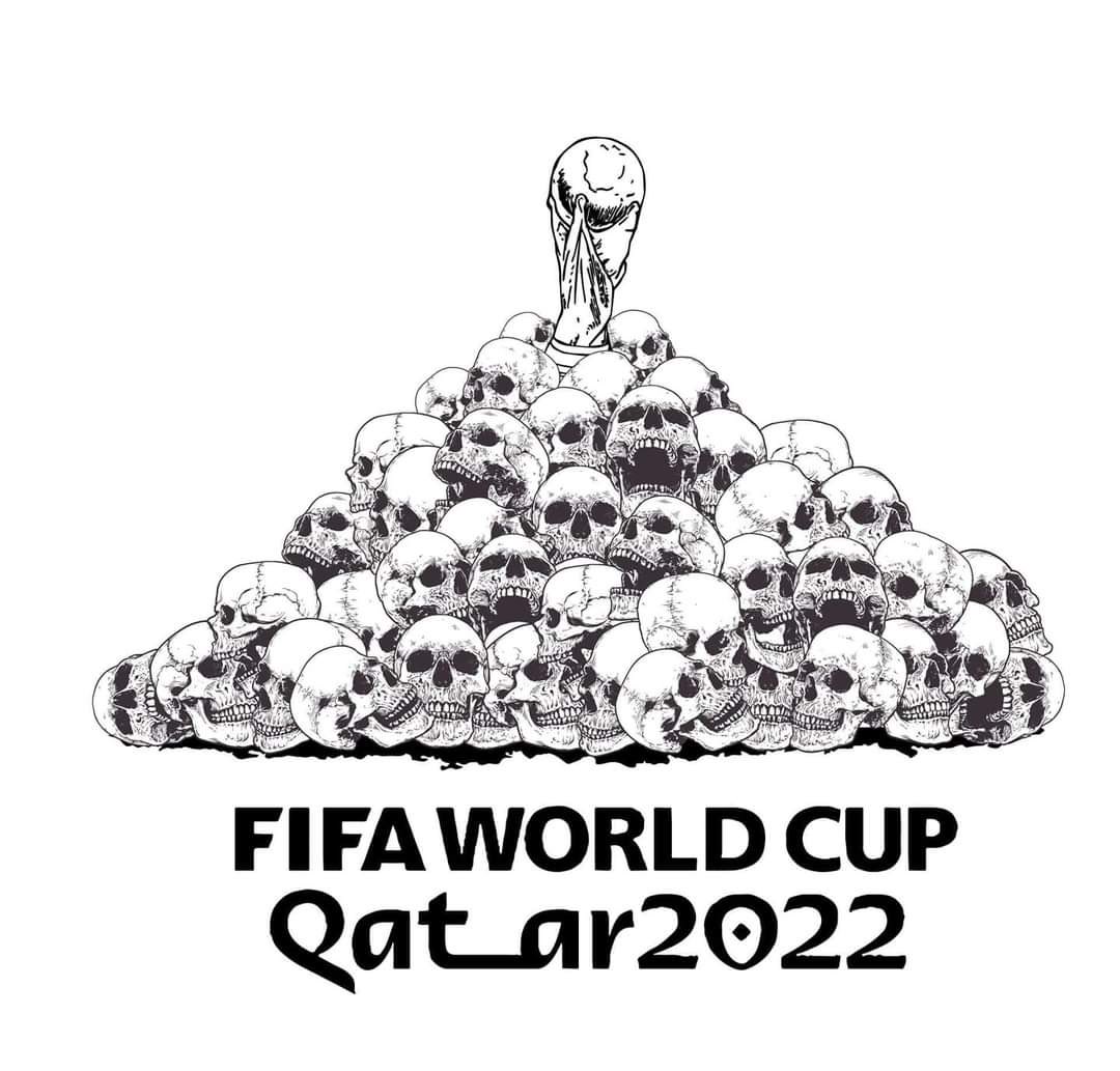 Remco_XXX6's tweet photo. #BoycottWorldCup2022
#BoycottQatar2022
#WorldCupOfDeath
#HumanRightsViolations
#ModernSlavery
#IDontWatch
#braswi #brasui #IkKijkNiet
@FIFAcom @KNVB
@FIFAWorldCup
@FIFAWorldCup https://t.co/uFGUa2tOGh