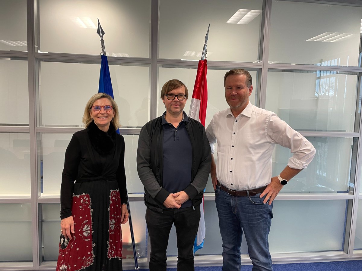 gcore_official's tweet photo. Gcore & @Fedil_Lux had a collaborative meeting yesterday, discussing topics of common interest: #AI, #cloud, and digital transformation.
We're looking forward to collaborating in the future with Luxembourg’s Business Federation.
#luxembourg #fedil #digitalsovereignty https://t.co/ytNQP9SReX