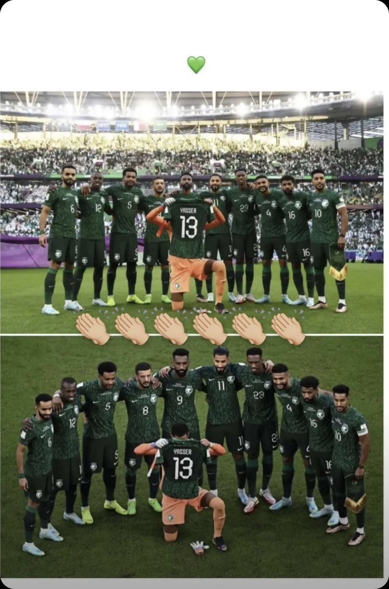 MNA__ALSAUD's tweet photo. ما قصرتوا لعب مُشرف💚🤍
تقتنا فيكم كبيرة 
ومعوضين خير باذن الله 🙏🏽
#السعوديه_بولندا https://t.co/3Lxdg4ltTB