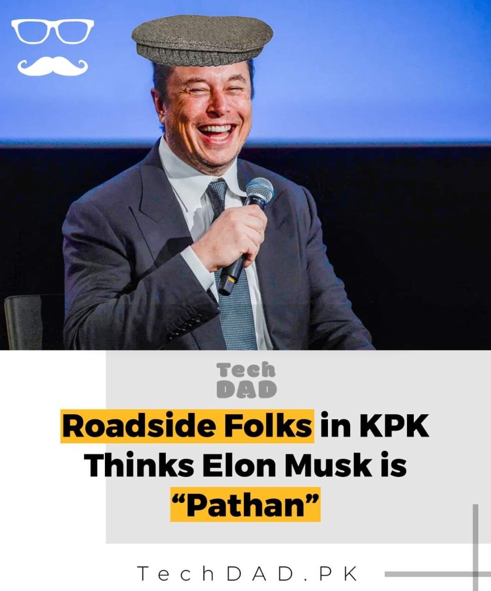 Roadside Folks in KPK Thinks Elon Musk is Looks Like a Pathan by his physical Appearance. 
#elonmusktwitter #ELONMUSK