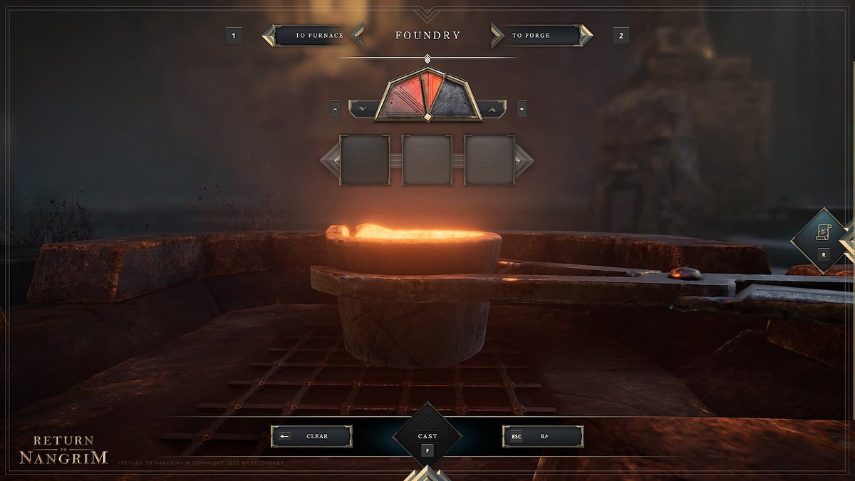 Lighting up the furnace, smelting, forging… After a couple of clumps of waste you’ll become a master! 🔥⚒️#screenshotsaturday 

<a href="/ScreenshotSatRT/">#ScreenshotSaturday 🕹</a> #IndieGameDev #indiegame #gamedev #swissgames #fantasy #ArafinnRTN <a href="/unity3d/">Unity3D (inactive)</a> #madewithunity #dwarves #gaming