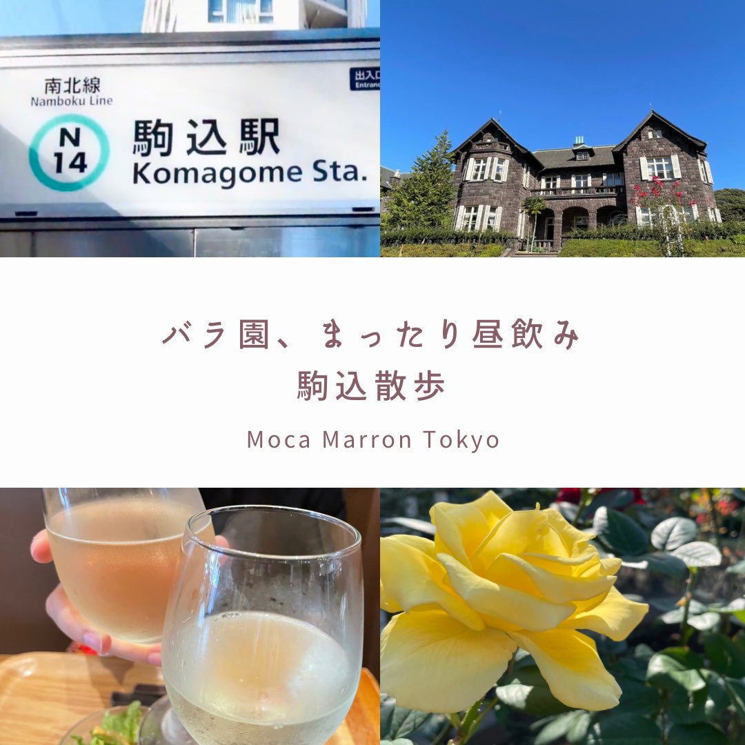 TokyoMoca's tweet photo. 今回は駒込をお散歩👭💕旧古河庭園でバラを観たり素敵なカフェでランチを楽しんできましたー🥂✨昼飲みって最高ですね🤭💕

動画はコチラから💖
https://t.co/tLKh8dHAEK https://t.co/rksuQ7UjWM