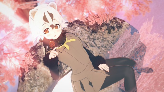 ニホンアナグマのリメイク版を配布します。以前との違いは原本と似ており、服装構成も多様化しています。性格やキャラクター設定は維持されました。 ダウンロードは以下のツイートにあります。#けものフレンズ#コイカツ 