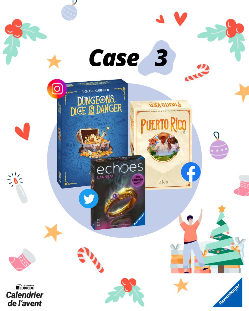 GrenierLudique's tweet image. 🔴 #CalendrierDuGrenier | Case 3

🎁 À gagner : 1 x #EchoesLanneau
➡️ RT + Follow 
@GrenierLudique

✅ TAS le 05/12/22 (#Concours sur FB et IG également cf image) 

Ouvert à 🇫🇷 &amp;amp; 🇧🇪
#jds #JeuConcours #j2s #bgg #concours #PuertoRico #DungeonsDiceDanger