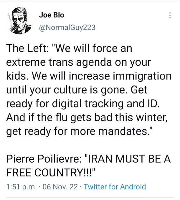 EthelAndNathan's tweet photo. @PierrePoilievre #Pierre4 β¦ anything except Canadians. https://t.co/QSp5yHMyd7