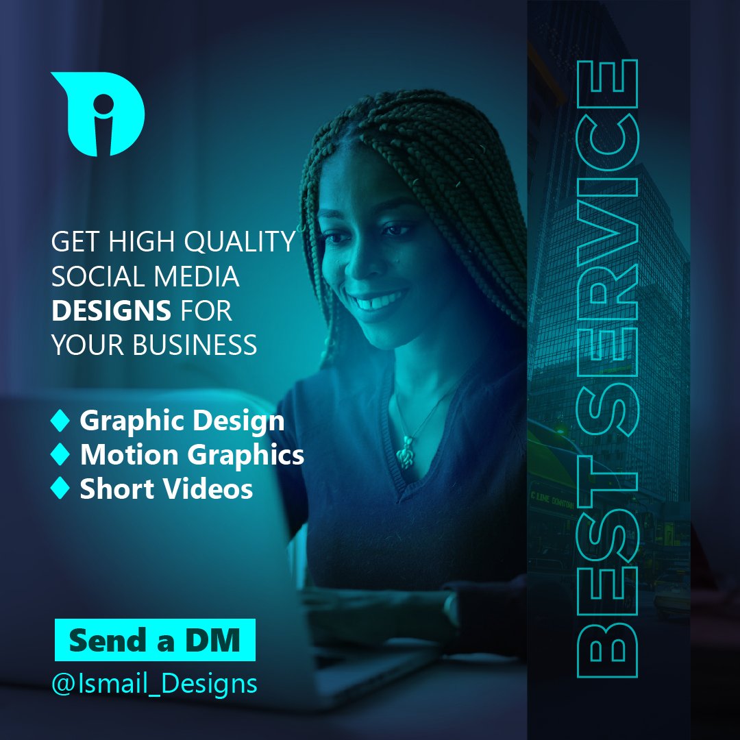 GET HIGH QUALITY SOCIAL MEDIA DESIGNS FOR YOUR BUSINESS

Graphic Design, Motion Graphics, Short Videos

Follow <a href="/Ismail_Designs/">Ismail Designs</a>

Charles King'ori #MPESAGO Rolls Royce Ruger In Mombasa #FREESICHEI Juliani Arabs Killer Cop Kenyans