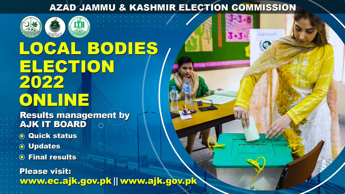 it_ajk's tweet photo. AJ&amp;K Local Bodies Elections 2022. https://t.co/SdyZMAhveS