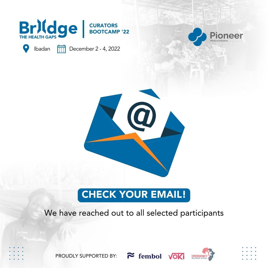 pioneermed_hq's tweet photo. Hello! We have reached out to all selected participants.
Check your inbox and accept offer by 11pm tonight.
#curatorsbootcamp #bootcamp #pmi #pioneermed #proudlycurator #healthcare #universalhealthcare #sdg3 #Health4Rural #globalgoals https://t.co/XggSRkRCT2