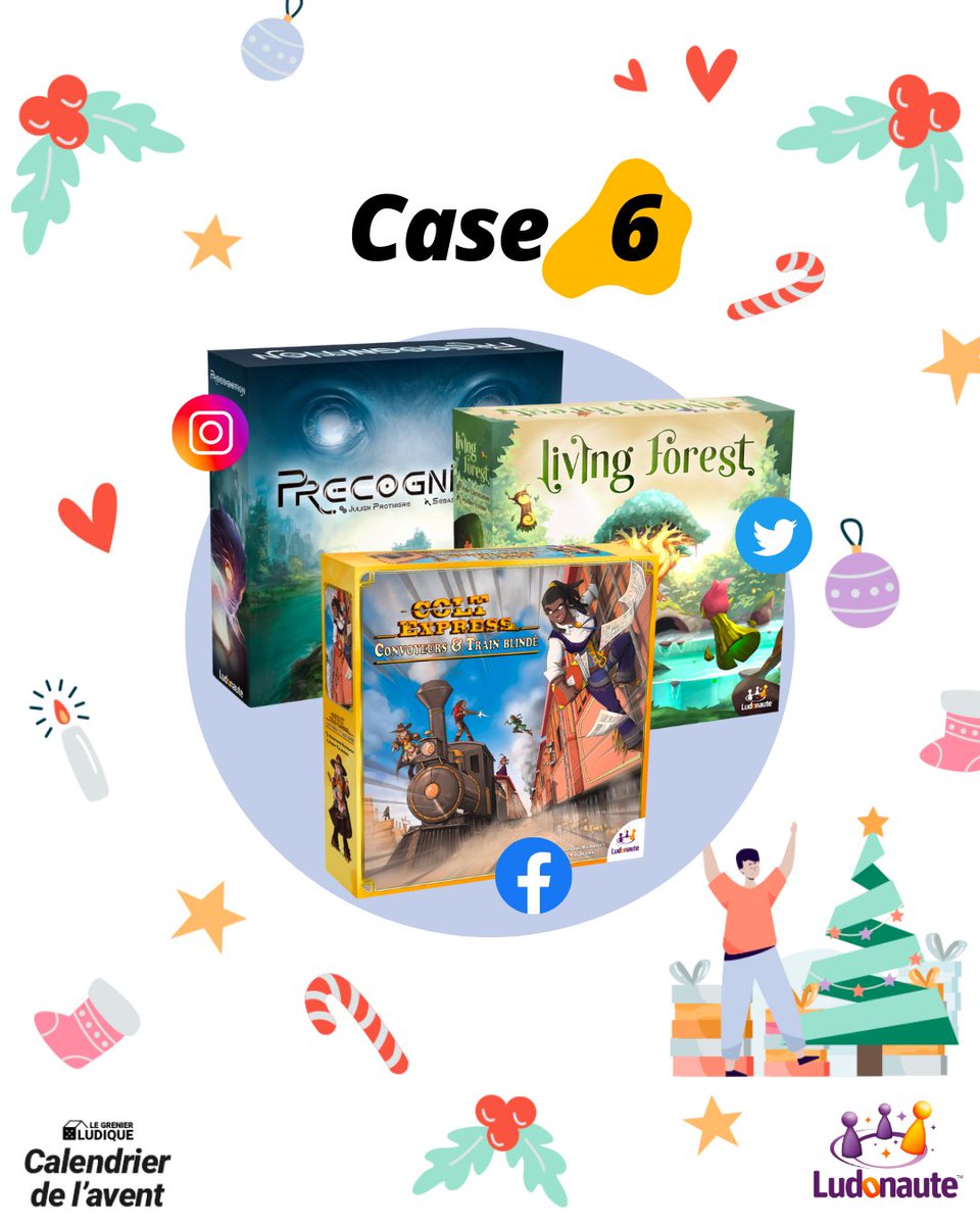 GrenierLudique's tweet photo. 🔴 #CalendrierDuGrenier | Case 6

🎁 À gagner : 1 x #LivingForest
➡️ RT + Follow 
@GrenierLudique
 et 
@ludonaute

✅ TAS le 08/12/22 (#Concours sur FB et IG également cf image) 

Ouvert à 🇫🇷 &amp; 🇧🇪
#jds #JeuConcours #j2s #bgg #concours #precognition #coltexpress #ludonaute https://t.co/0dyXyr7PmS