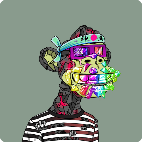 Mutant Ape Yacht Club 2586 bought for Ξ22 ($26,642.44)
Avg Price: Ξ13.30
Rare Traits:
Mouth: M1 Grin Multicolored - 1.01%
Hat: M1 Sushi Chef Headband - 1.43%

opensea.io/assets/ethereu…