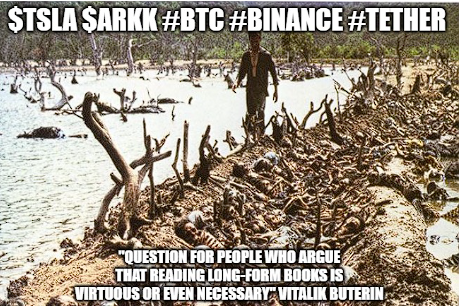 Robert46989257's tweet photo. #crypto #fraud #tether #btc #binance $BUSD
you still early. to lose EVERYTHING.
#havefunstayingpoor #havefunlosingitall
These are the times. Ppl seriously think reading books is not necessary. Even asking/thinking about this. lol
terrible ppl. all around. thats crypto & NFT https://t.co/QGsNABOP6X