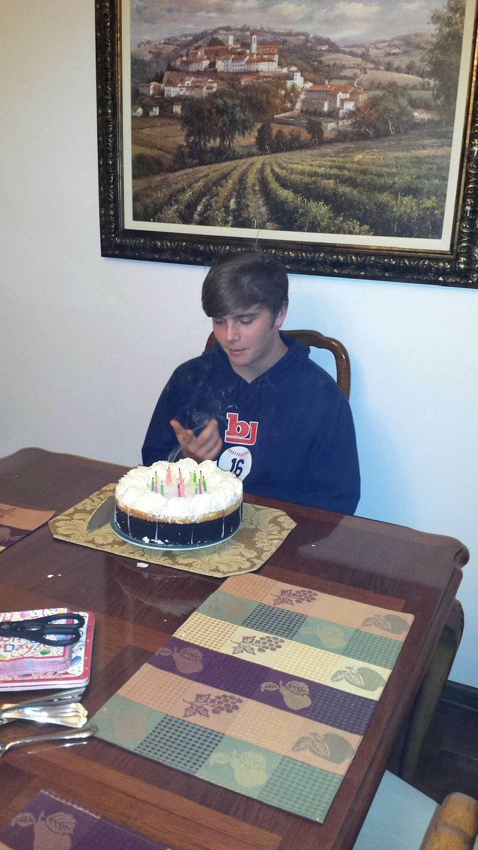 m1965r's tweet photo. Happy Birthday Jackson, we miss you. He loved Key lime cheesecake. https://t.co/LmBq76xRP1