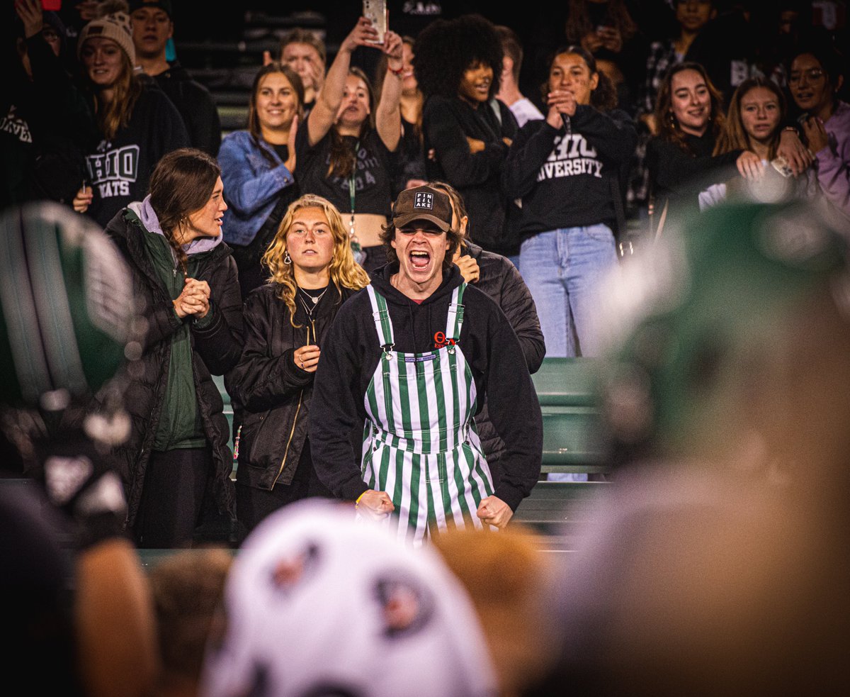 ohiou's tweet photo. Retweet if you’ll be cheering on @OhioFootball one week from now in the MAC Championship Game  😤🏈

#OUohyeah | #ForeverOHIO https://t.co/HcBsUMDEcM