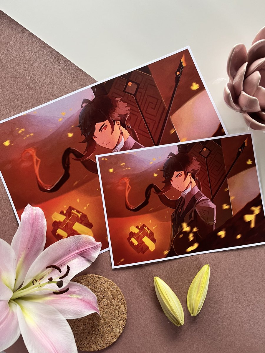 mitsubatchi_'s tweet photo. JUST DROPPED GENSHIN PRINTS AND A CALENDAR 🔥 #genshinimpact #genshin #kaeyafanart #zhonglifanart #tighnarifanart https://t.co/gBWkHbgtWi