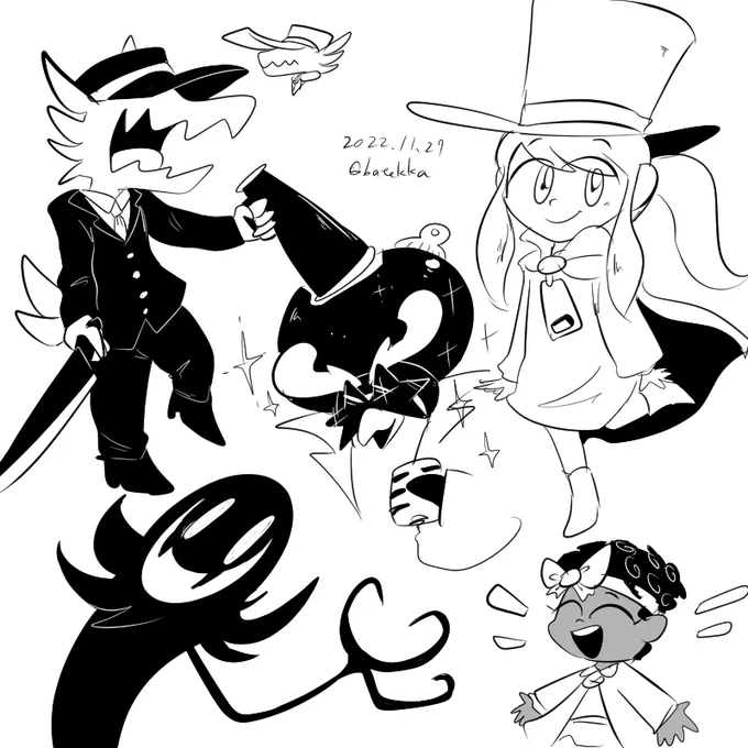 #AHatInTime #AHIT久々に描くとこうなった。 