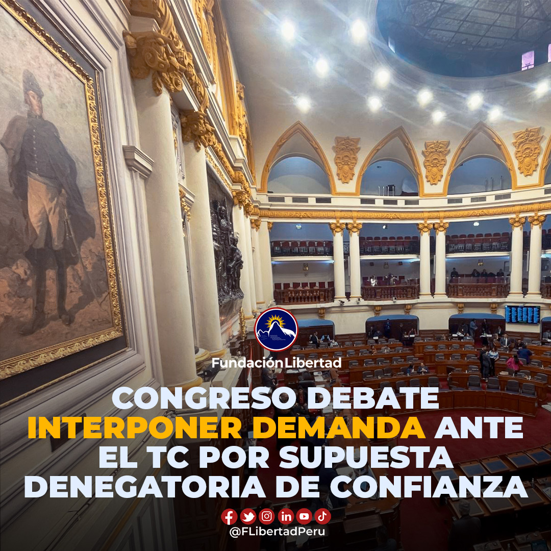 FLibertadPeru's tweet image. El #Congreso de la República sesionará este sábado 26 de noviembre a las 4pm. para el debate y aprobación de la interposición de una demanda competencial ante el TC por supuesta primera denegatoria de confianza al Gabinete Ministerial.

#Parlamento | Castillo | Dina Boluarte