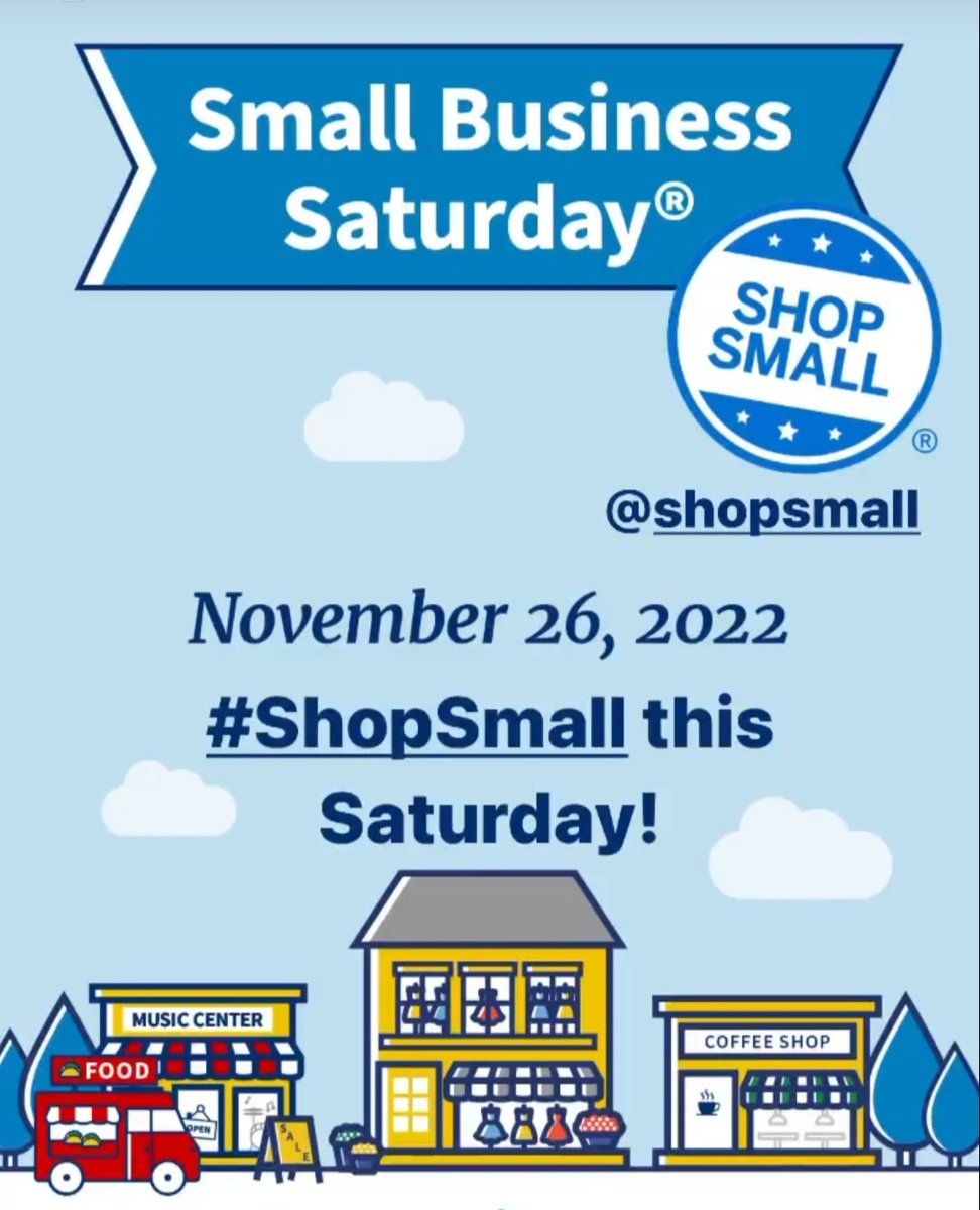 Happy #SmallBusinessSaturday, let's get out and support our local businesses, today and everyday! #ShopSmall #SBS #ShopLocal
