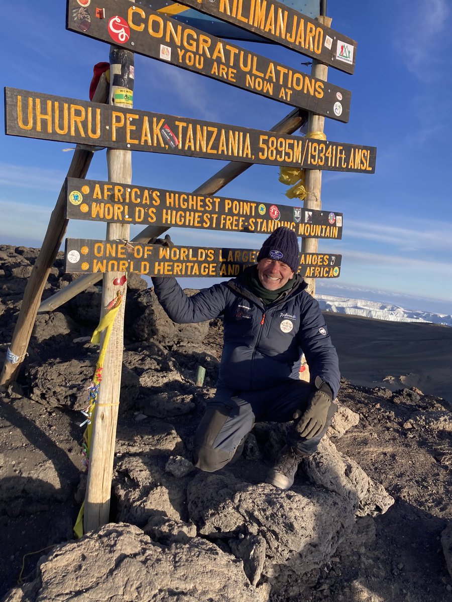 JimFairlieLogie's tweet image. 18/10/22 we made summit of Kilimanjaro in memory of my brother Andrew Fairlie. The scholarship in his name and the Cornhill Hospice in Perth will now share + £100000 thanks to your kindness and generosity , Thank you so much. If you want to still help 👇. justgiving.com/fundraising/Ji…