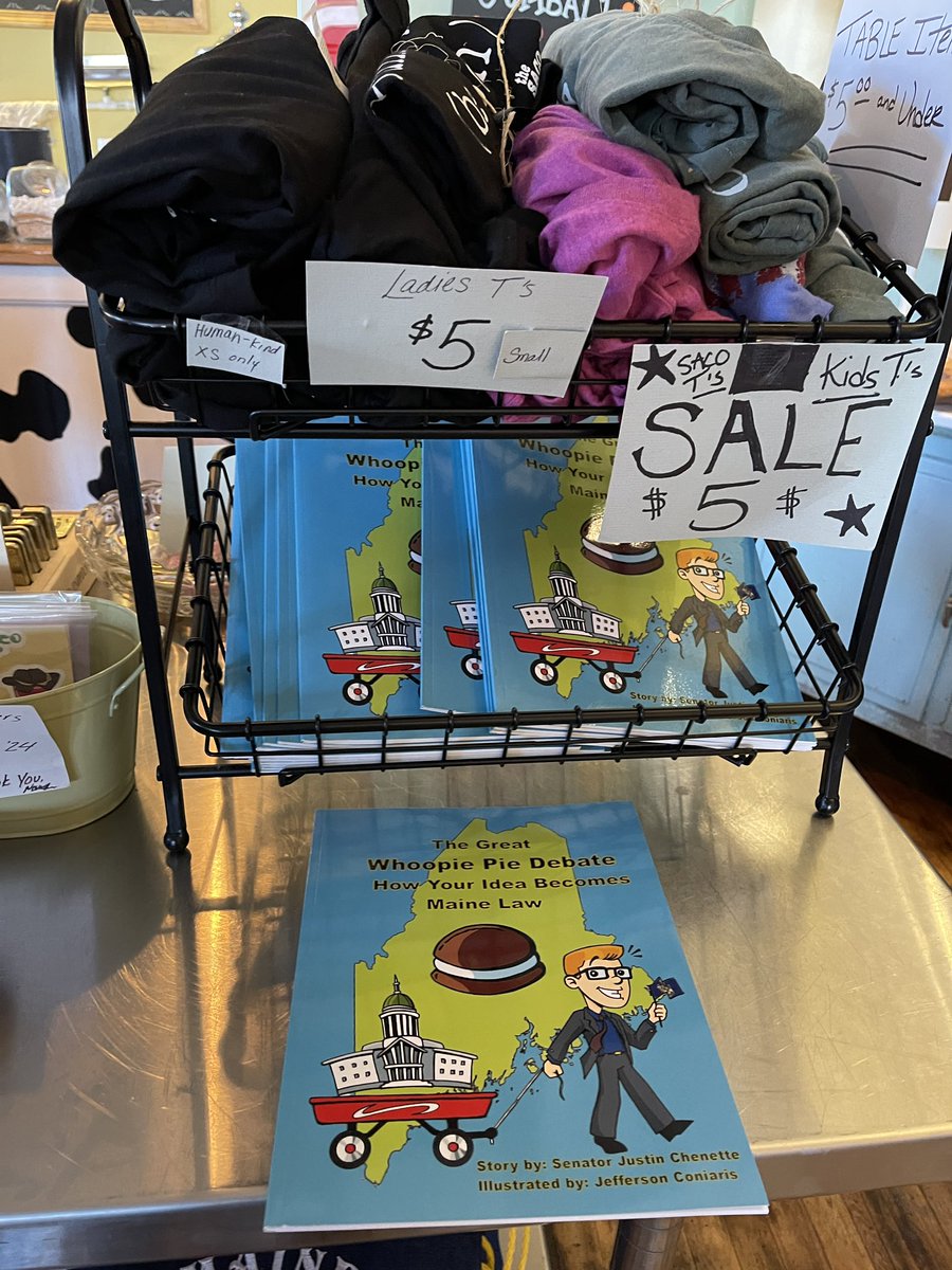 Give the gift of civics this holiday season! Special $5 price for our coloring book at the Saco Scoop. Proceeds benefit our scholarship program. For those farther away: a.co/d/89WBPRq