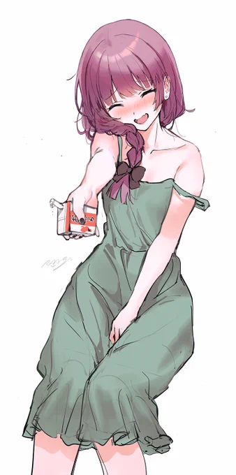 #ぼっち・ざ・ろっく ぼざろ8話見ながら描きました 
