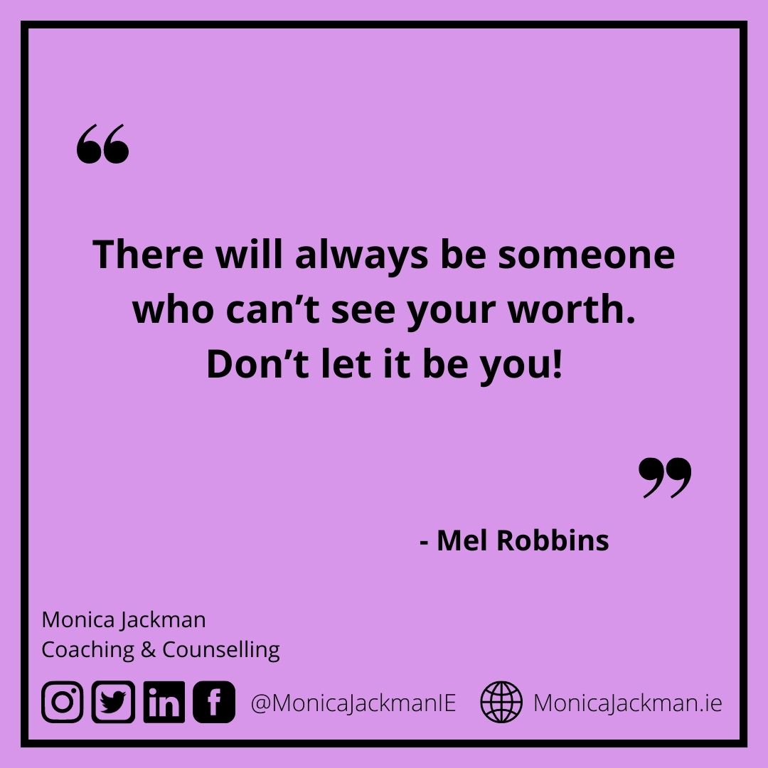 MonicaJackmanIE's tweet photo. Believe in yourself and value your uniqueness in the world. What we tell ourselves is important, and we can change how we feel by speaking kindly to ourselves. Reach out for support if you need it.  

#counselling #lifecoaching #value #worth  #selfbelief #confience #selfesteem https://t.co/ociOq8RmHk