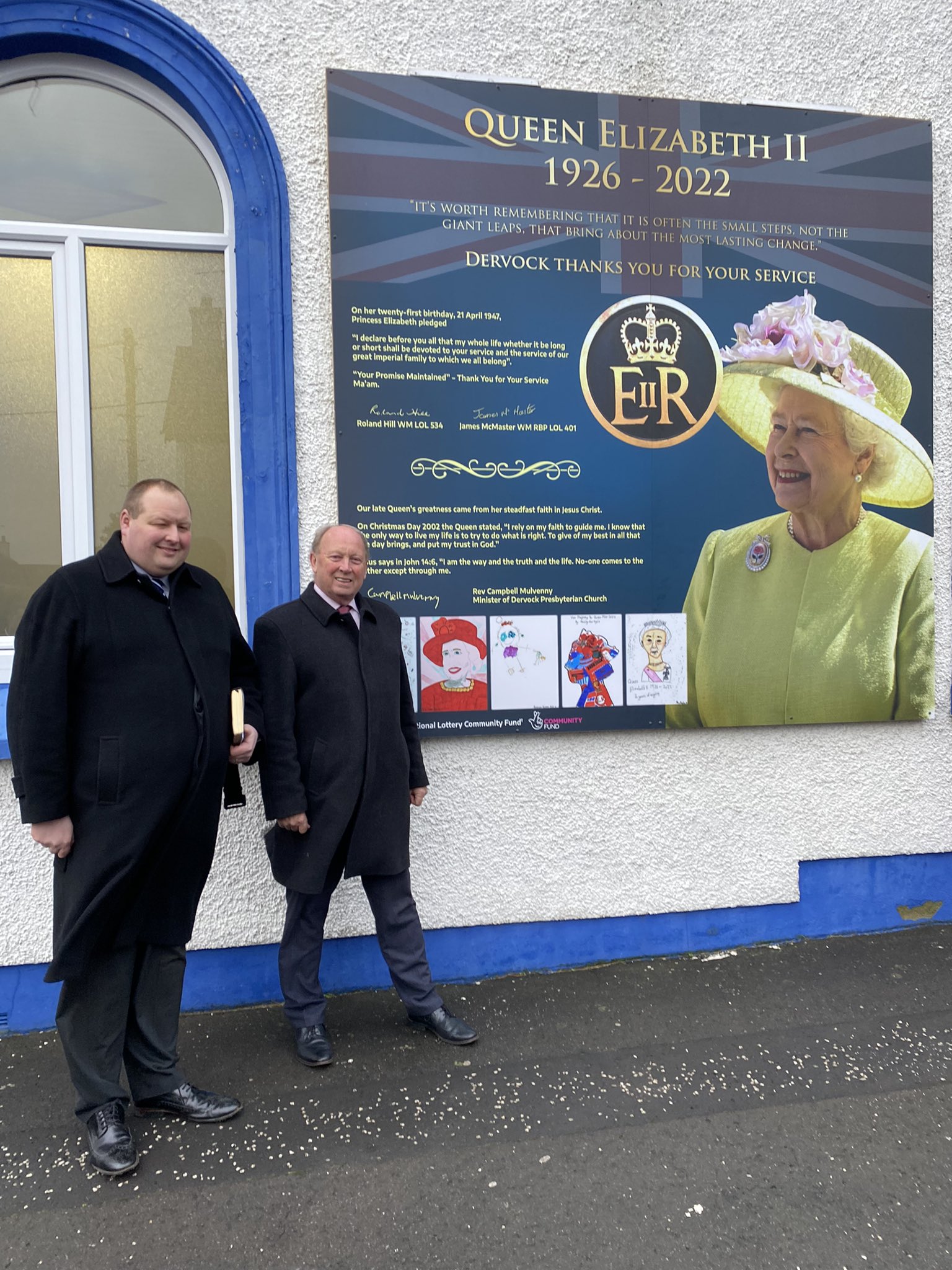 Jim Allister on Twitter "Privileged today to unveil a mural in memory