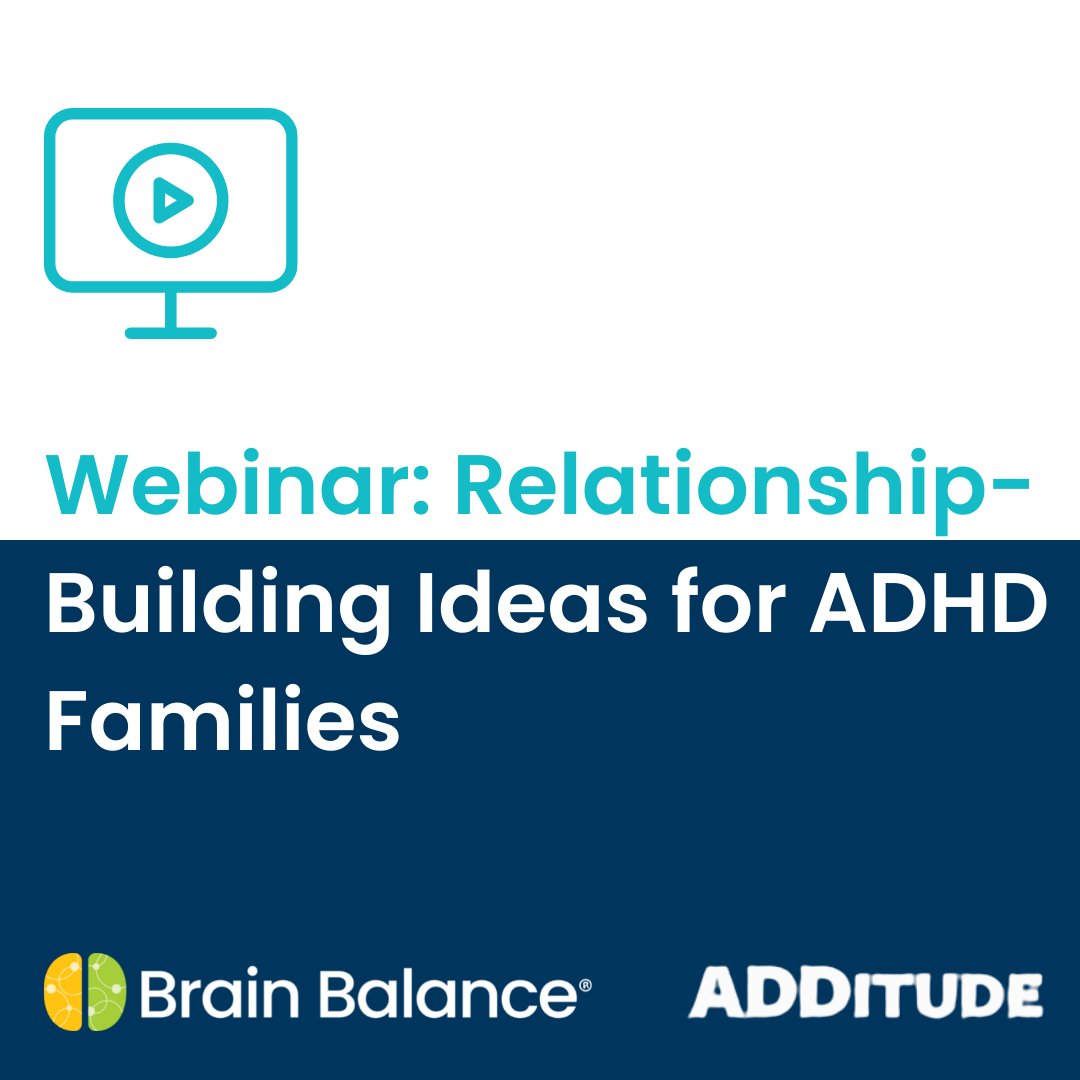 brainbalancekc's tweet photo. Do you ever feel like your relationship with your child revolves around their ADHD and not around who they are as a person? ADHD can sometimes obscure your child’s true self and prevent joyful connections. In this valuable webinar from @additduemag... https://t.co/wYZstCxzgE https://t.co/S04XYVQbmk