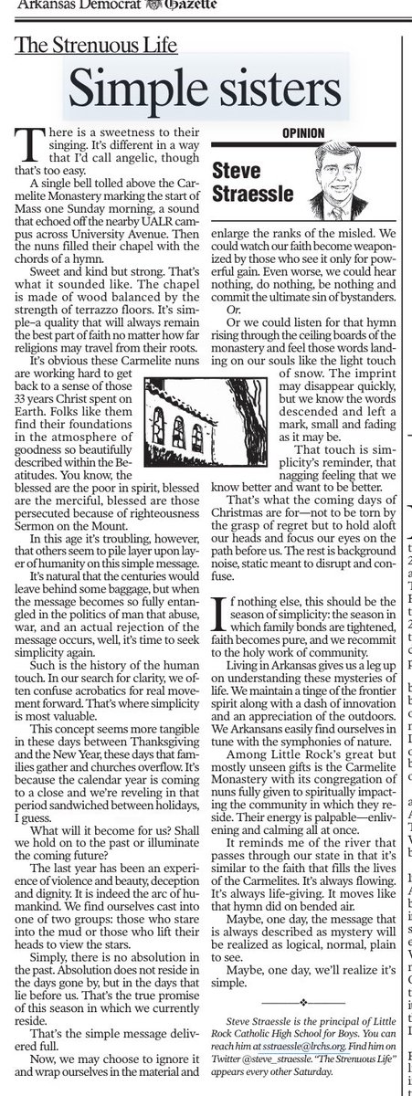 A reminder to myself this season: slow it down, keep it simple, enjoy fully.