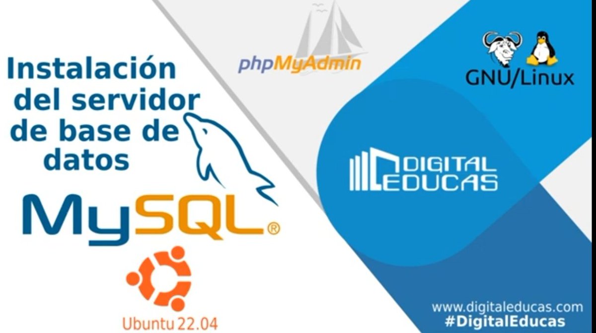 digital_educas's tweet photo. Instalación del servidor de base de datos #MySQL de una forma fácil, rápido y sencillo.
Ver video: https://t.co/6wVCvRYpwt
#DigitalEducas #GNU #opensource #developer #Postgresql #Linux #tecnología #Ecuador https://t.co/ut2yYxtI60