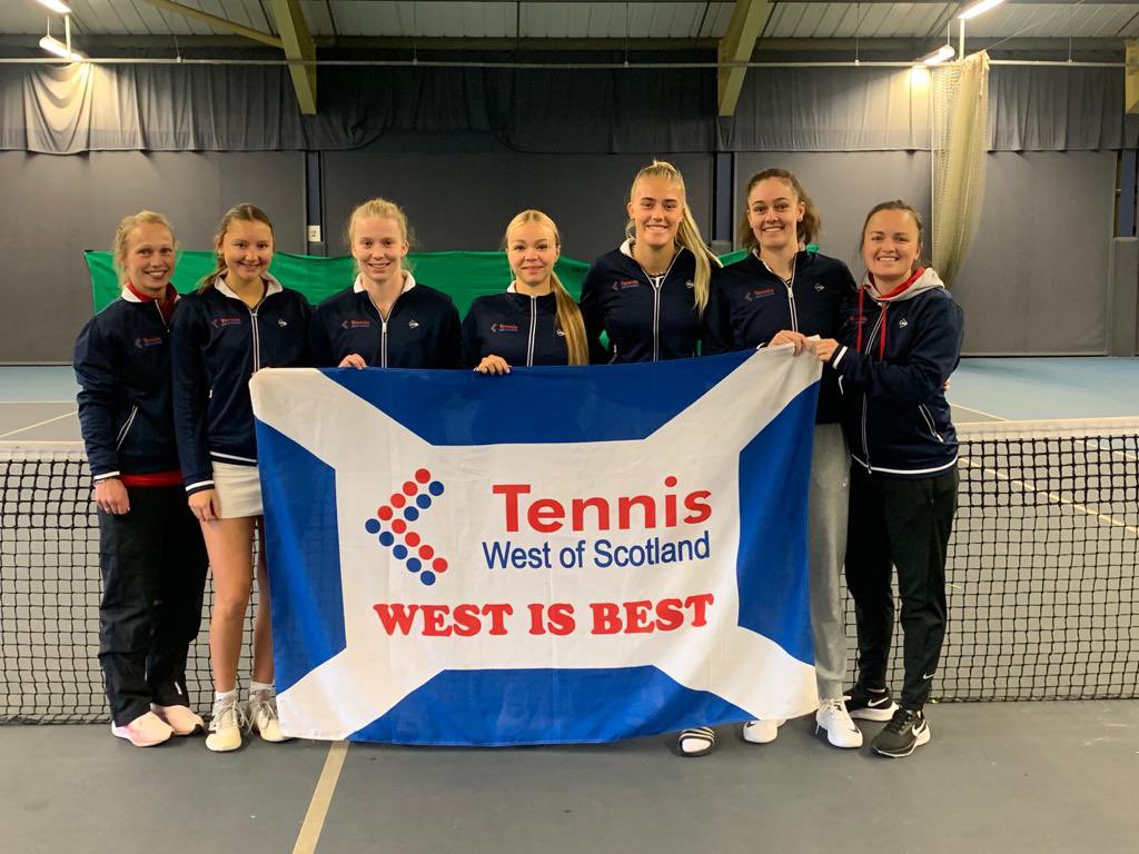 firstpointusa's tweet photo. Congratulations to West of Scotland Tennis who won both their matches at todayโs @the_LTA Winter County Cup in Newport, with #FirstPointUSA client Sorcha Caves winning 4 from 4 ๐๐ผ
They play Essex tomorrow to decide who tops the group. Good luck girls!
๐๐ผ @claireka2 ๐พ https://t.co/M9jvfWpZmN
