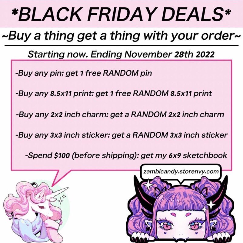 Hey it's #SmallBusinessSaturday and my #BlackFriday / #CyberMonday deals are still going! RTs very, very appreciated!! 💖💖💖 