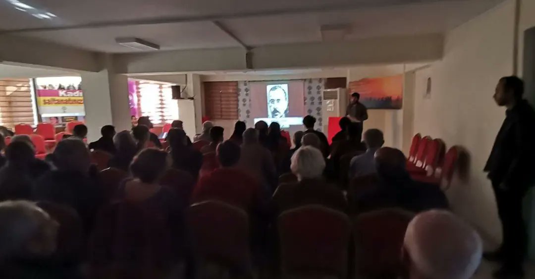 BMG olarak Kasım ayı kapsamında düzenlenen ölümsüzlerimizi anma etkinliğine katıldık.
"Biz de onlardan aldığımız güçle,  bizi bataklığa çekmeye çalışanlara karşı, rüzgarı karşımıza alarak yürüyüşümüzü sürdürecek, devrim bayrağını en yukarıda tutmaya devam edeceğiz."
<a href="/esp_izmir/">ESP İzmir</a>