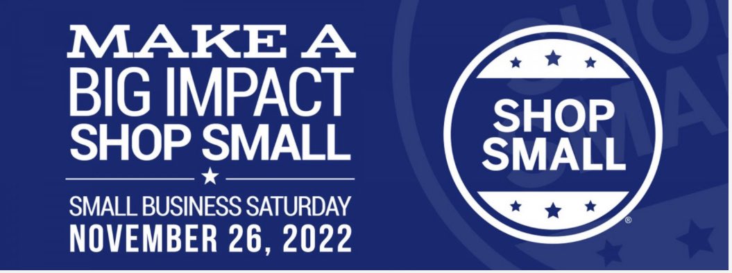It’s #smallbusinesssaturday! Make a big impact and support our local small businesses!