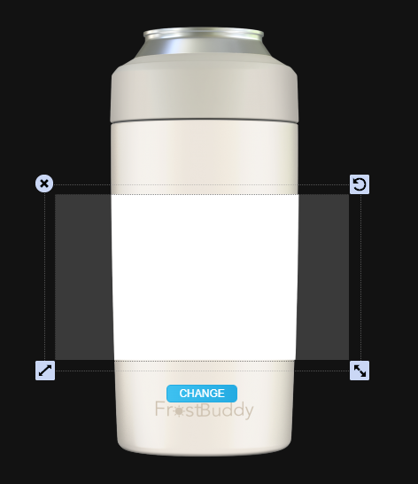 xRogueCraftx's tweet photo. @Frostbuddy_ Your "customize" option is borderline useless. Nowhere does it suggest an image resolution. Not even in your FAQ?!? Plus the "designer" doesn't wrap so you can't tell how it will look at all. That's a 24" HD image represented here and it should fit a cup just fine. https://t.co/auba2P8cMn