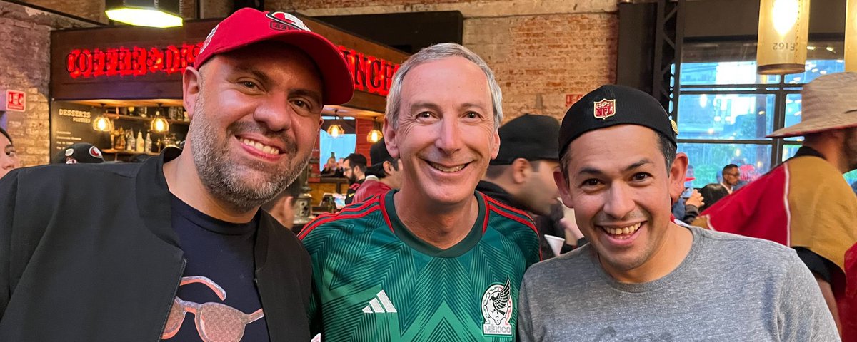 nando27's tweet photo. With two guys that I admire and listen to very often @MaioccoNBCS @ChatoRomeroFF #FTTB #NFLMexicoGame https://t.co/pByRjmM1oK