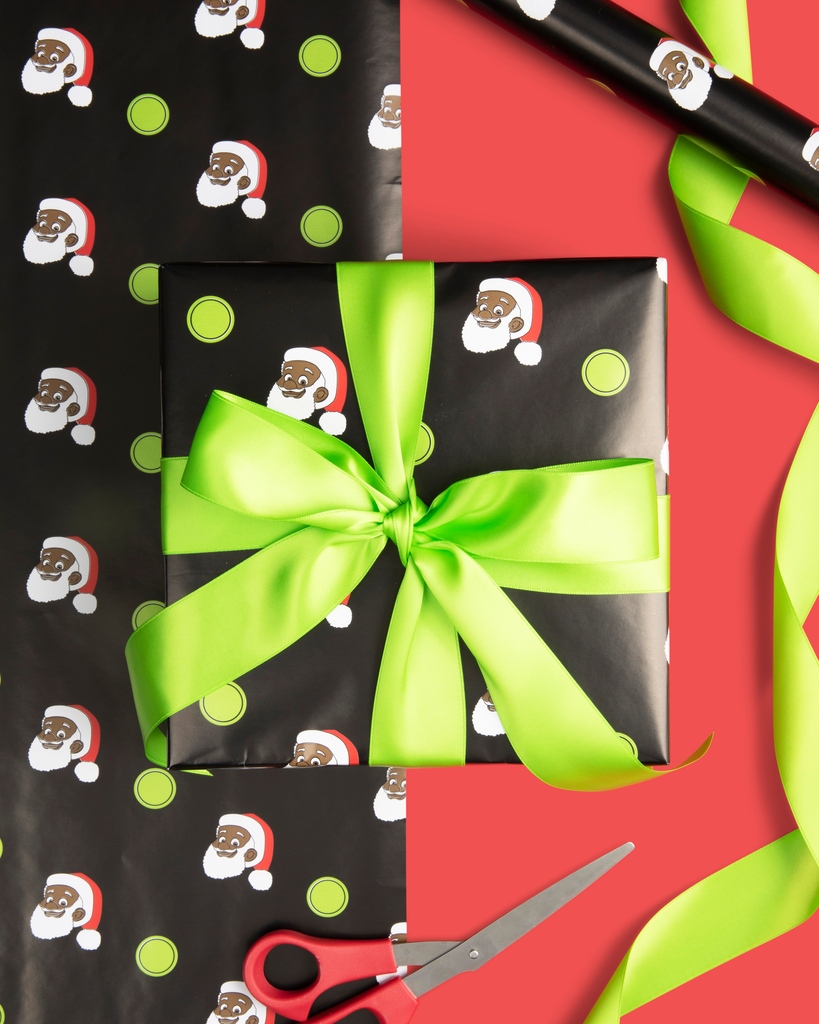 It’s #SmallBusinessSaturday! All of the gifts you buy from the businesses you support today are going to look great in our #ClarenceClaus gift wrap! 😉🎅🏾