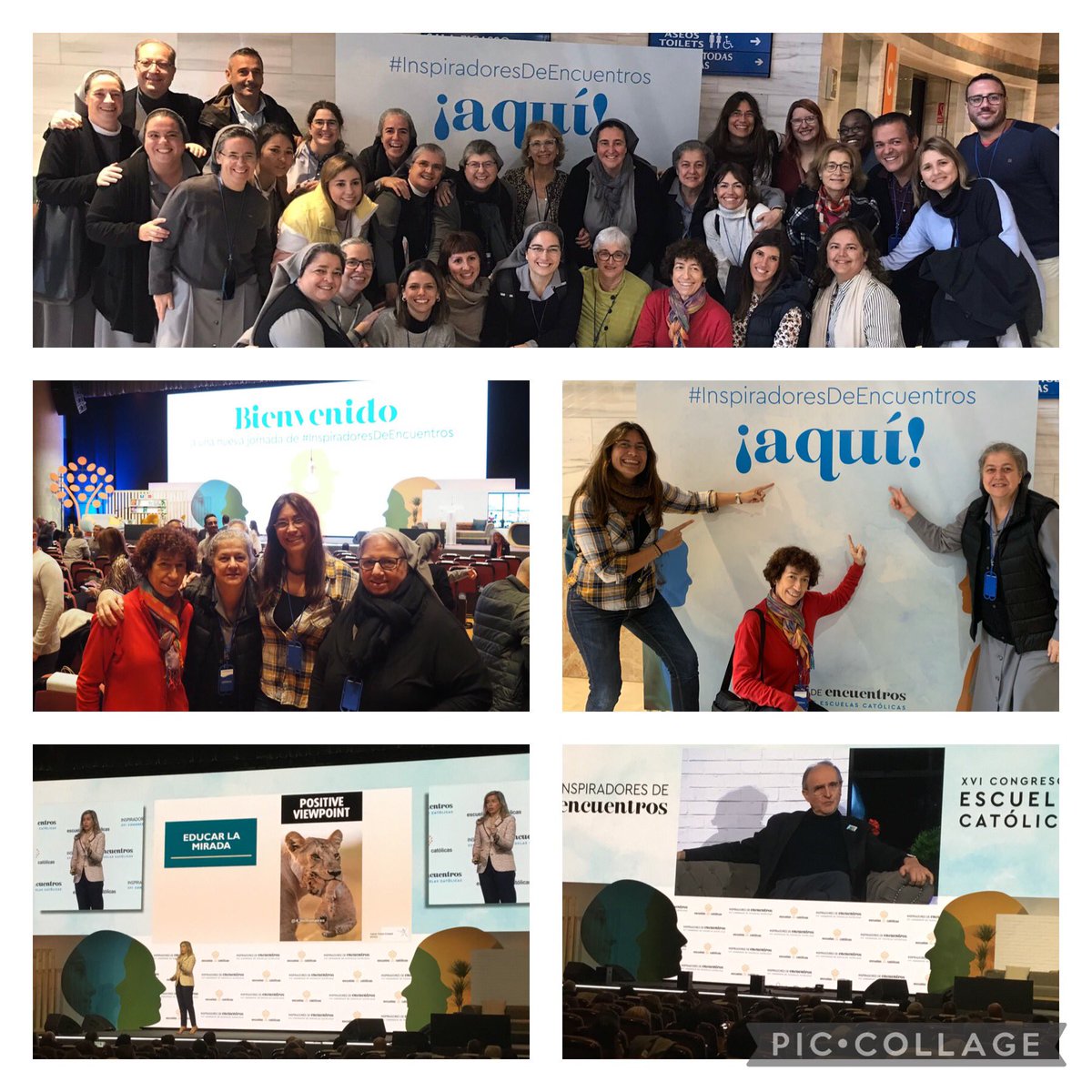 marinagelado's tweet photo. Creer y crecer en la pedagogía del encuentro. Congreso @ecatolicas #InspiradoresDeEncuentros. Inspirar, escuchar, acompañar, confiar y cuidar. Seamos punto de encuentro, testigos que conectan y transmiten vida para hacer de los alumnos grandes personas. https://t.co/MbkNBu6j7N