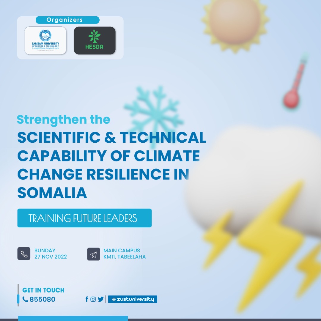 HesdaHorn's tweet photo. #HESDA is, gratified to announce tomorrow will commence a jointly one-day training program #HESDA and Zamzam University of Science and Technology. 
Thanks to everyone who is behind this effort.
@ZUSTUni https://t.co/NwK2X5KhC1