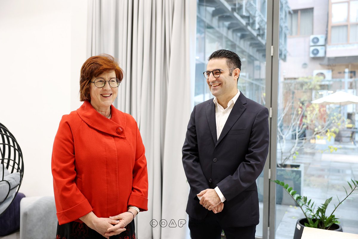 coafkids's tweet photo. 🇨🇦🇦🇲 Today, we had the honor to welcome Canada's 1st ambassador to #Armenia, @AlisonLeClaire, at our Yerevan office &amp; present COAF's work in rural Armenia over the past 19 years as well as the progress made in the joint initiative of the Canada Fund for Local Initiatives &amp; COAF. https://t.co/KEVR2gWhIX