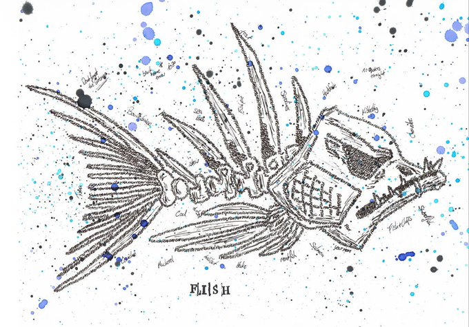 CryptoVolume3's tweet image. Dead fish (edition #1 out of 25) just sold for 0.50 S◎L ($7.14) via edition sale. #ExchangeArt #SolanaNFTs #Solana #NFT