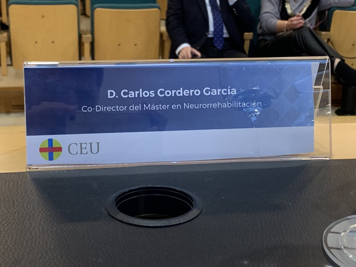 Terminamos la I edición del Máster en Neurorrehabilitación.

Mil gracias a <a href="/CEUAndalucia/">CEU Andalucía</a>, a la secretaria técnica MCE, a profesores, alumnos y empresas colaboradoras

Y gracias sobre todo a <a href="/dr_dhherrero/">Dr David Hernandez</a> y <a href="/xoanmiguens/">xoan miguens vazquez</a>.

Información e inscripciones en: masterneurorehab.com