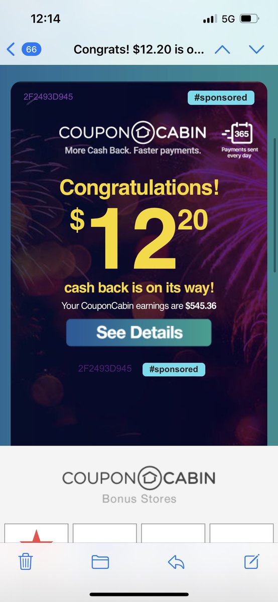 Thanks <a href="/CouponCabin/">CouponCabin</a>