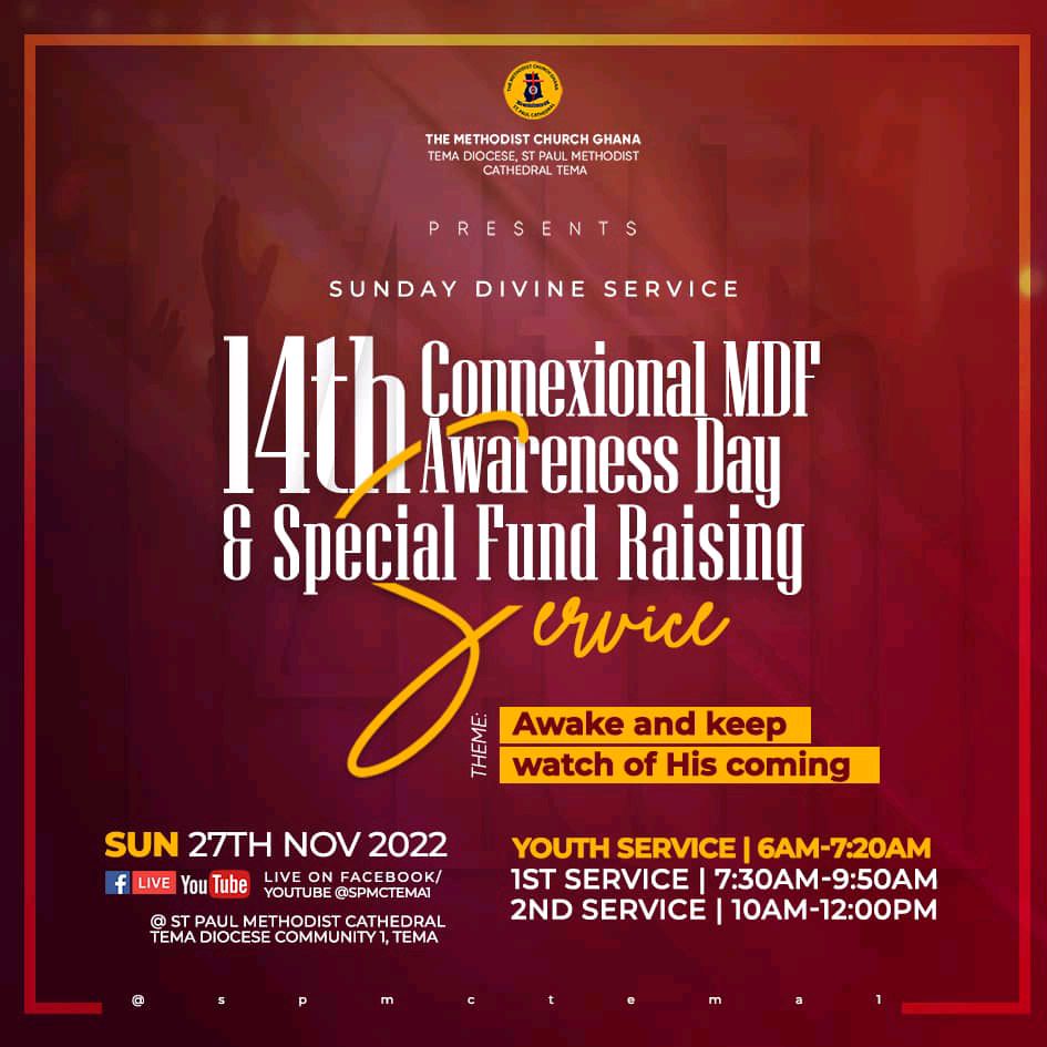 spmctema1's tweet photo. Worship with us tomorrow at the church premise for Sunday Service

#SundayServive
#spmctema1
#wearemethodist https://t.co/wbv63SrO3r